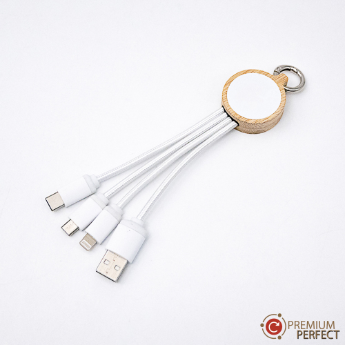 สายชาร์จพวงกุญแจไม้-3in1-รุ่น-MIS-CB-024