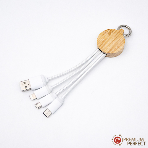สายชาร์จพวงกุญแจไม้-3in1-รุ่น-MIS-CB-024