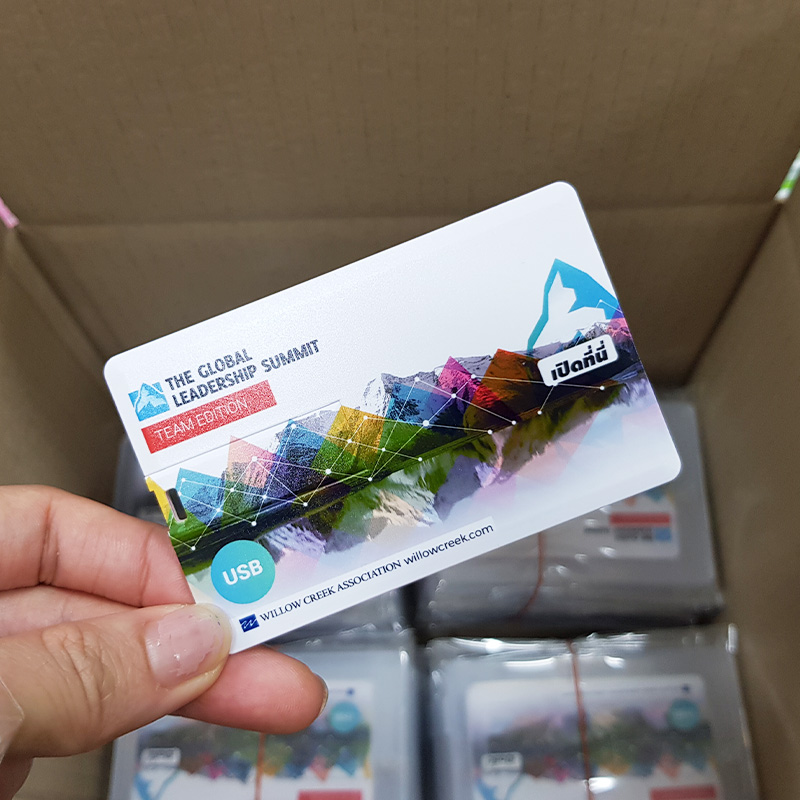 แฟลชไดร์ฟการ์ด-สกรีนโลโก้